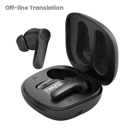 B11 Translation Headphones Real Time Bluetooth Earbuds Translator 144 Languages Simultaneous Business Interpretation Earphones