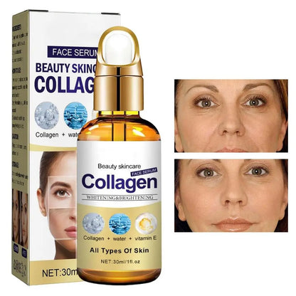 30ml Collagen Serum Moisturizing Skin Repair Whitening brightening Anti Wrinkle Face Serum Acne Treatments