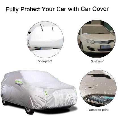 S-XXL Car Cover Sedan Full Covers with Reflective Strip Sunscreen Protection Dustproof&Waterproof UV Scratch-Resistant Universal - MarvelouStoree