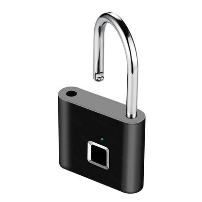 KERUI Keyless USB Charging Fingerprint Lock Smart Padlock Waterproof Door Lock 0.2sec Unlock Portable Anti-theft Padlock Zinc