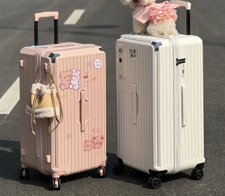 Large Capacity Suitcase 20" 24" 30" 32inch Brakes Universal Wheel Luggage Bag Men Rolling Password Trolley Case Women Travel Bag