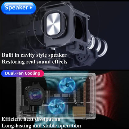 T100 Android System Projector 720P Wireless Phone Same-Screen MINI Projector Home Theater Player for iOS/Android/PC Projection