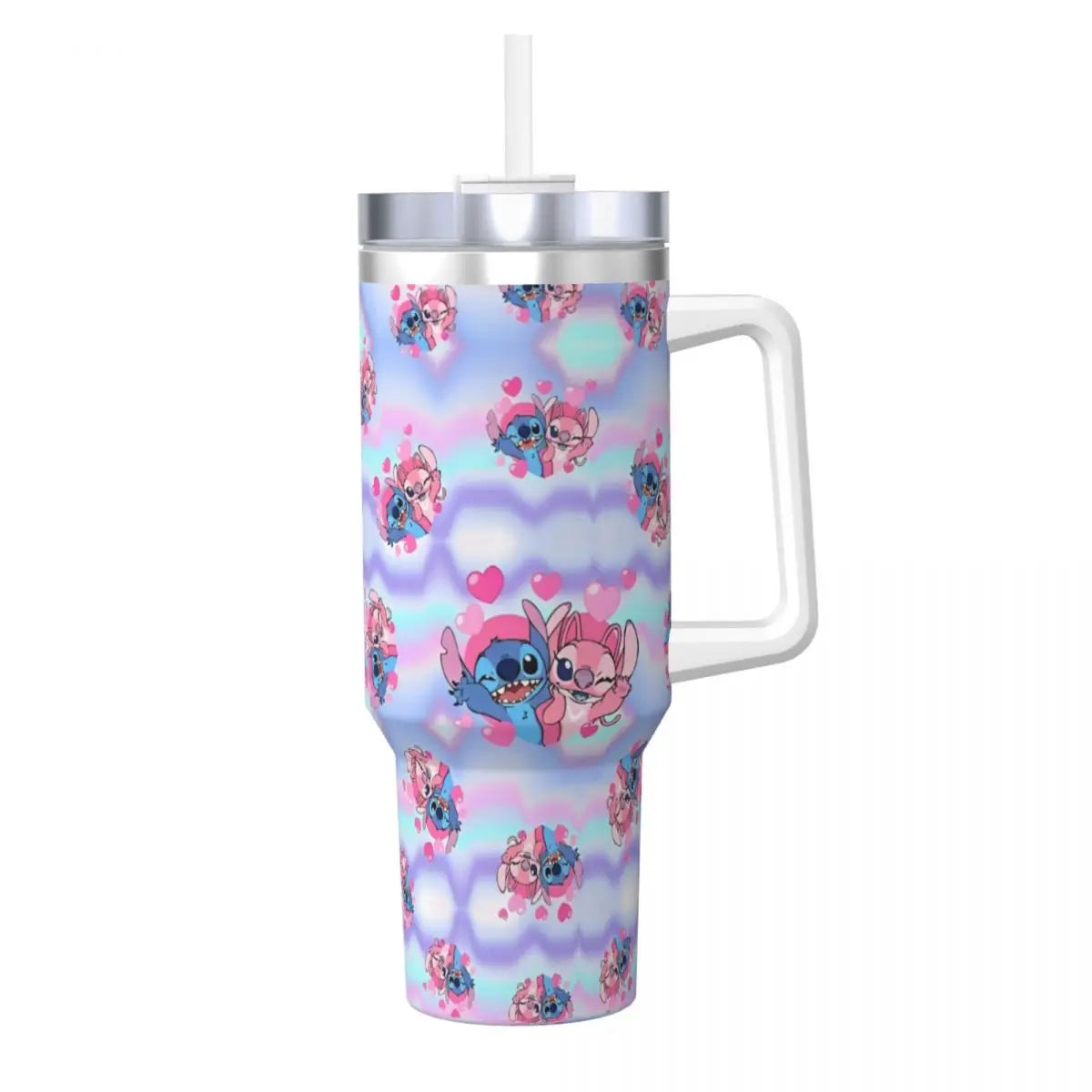 Custom Stitch Stainless Steel Tumbler Travel Mugs Cup Large Coffee Mug Portable Cold Drink Milk Tea Water Bottle