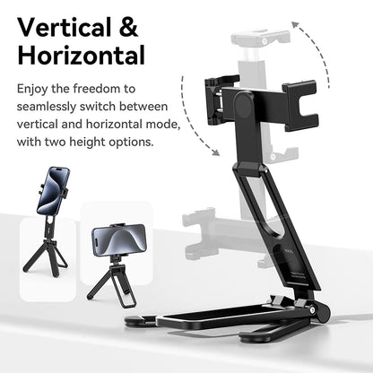 Ulanzi MA26 Mini Pocket Foldable Tripod for Phone Vertical Horizontal Shooting Expansion Video Light Microphone Photography Vlog