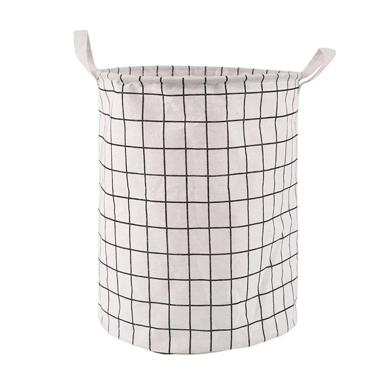 1pc Round Dirty Clothes Basket, Laundry Basket, Portable Dirty Clothes Hamper