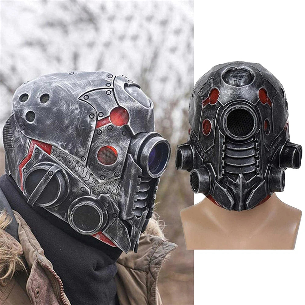 Anime Cyberpunk Robot Masks Cosplay Latex Mask Halloween Masquerade Party Carnival Prop