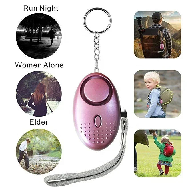 Safety Keychain Full Set, Self Defense Security Keychain Set With Personal Alarm Protective Keychain Accessories For Women Girls