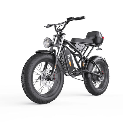 U.S. warehouse F2 1200W 48V 20Ah  40-50km Riding Range  20''x4'' electric motorcycles Fat Tire Electric Bike