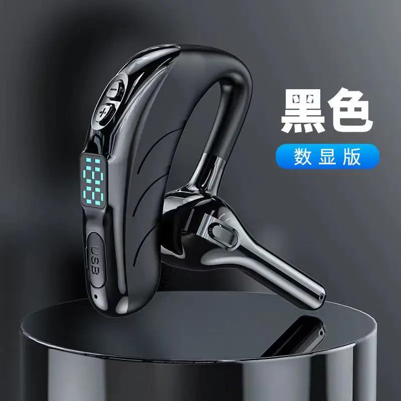 X13 Single Ear Headset with Mic Bluetooth 5.1 Earphone Noise Cancelling Waterproof Earpiece Wireless Handsfree Long Standby Time