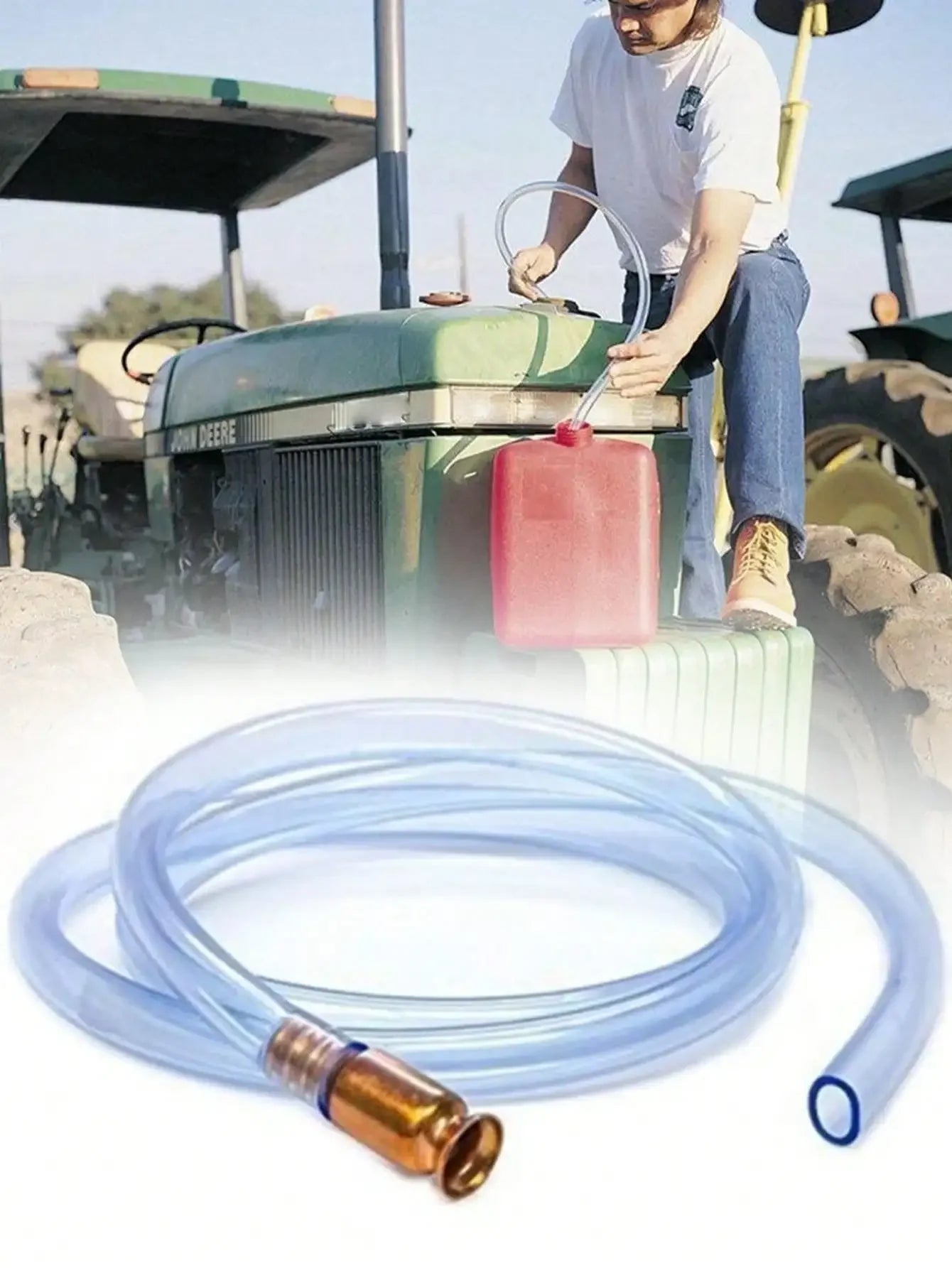 1PC shake a pumping pipe copper siphon pumping refueling pipe manual pump oil pipe plus urea PVC pipe