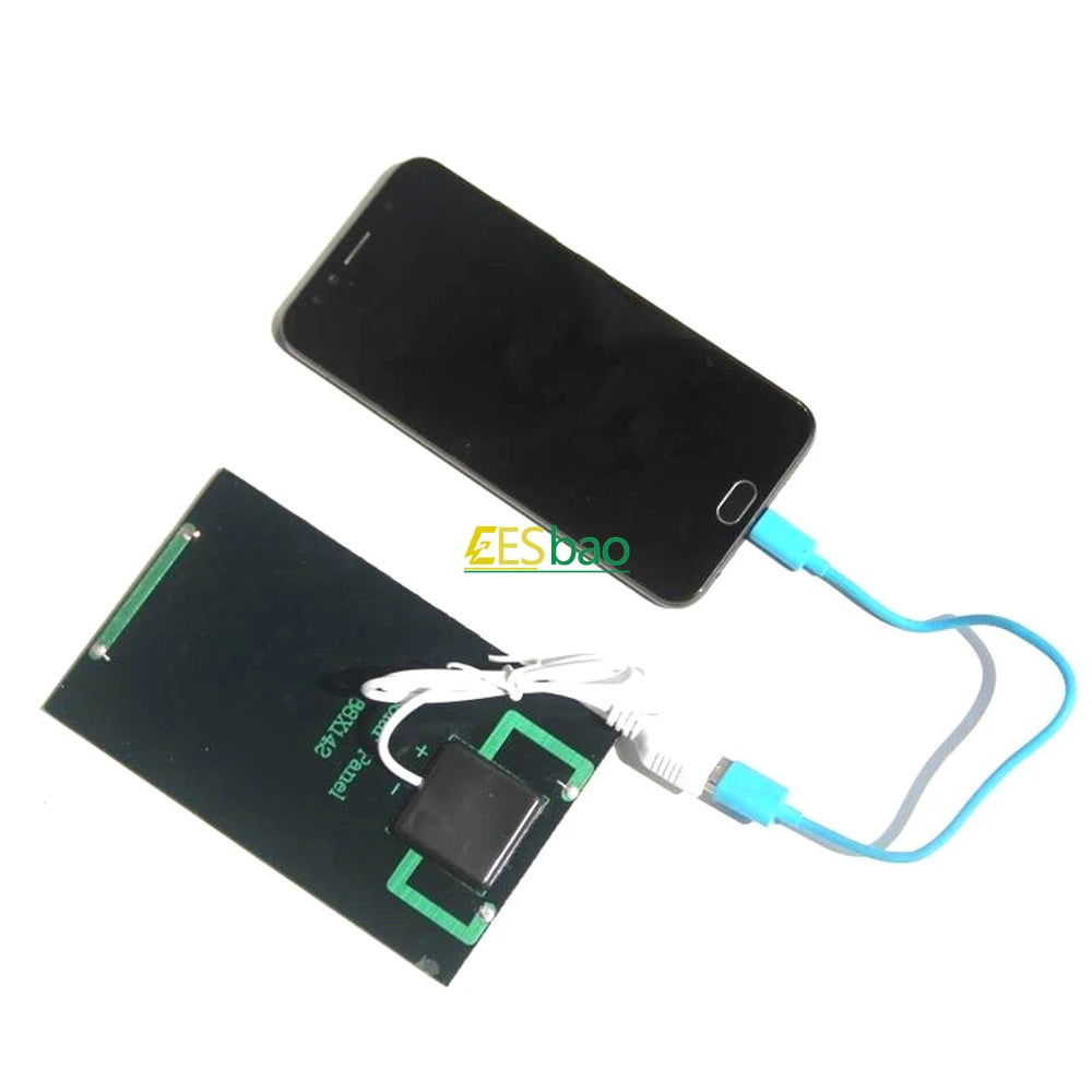 Wholesale Solar Panel USB Waterproof Outdoor Hiking Camping Portable Battery Mobile Phone Charging Bank Charging Panel