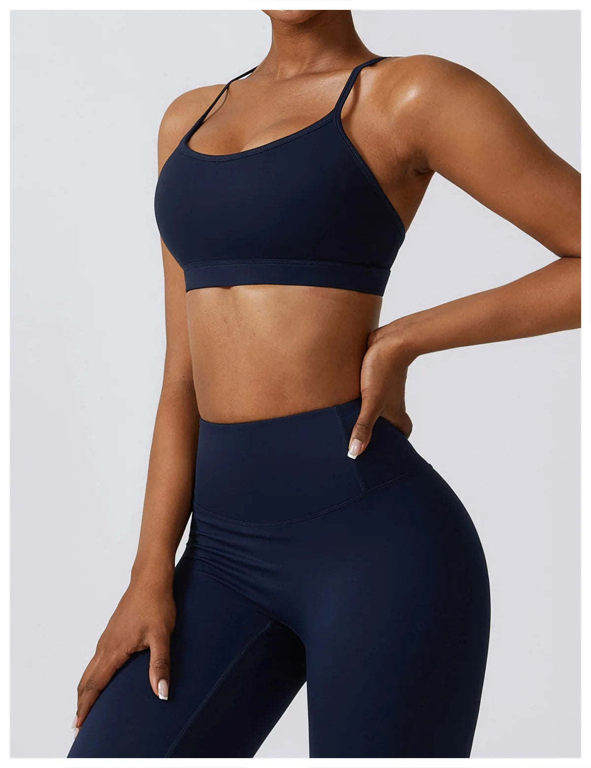 Sportswear Yoga Set Women's Workout Clothes Athletic Wear Sports Gym Legging Seamless Fitness Bra Crop Top Long Sleeve Yoga Suit