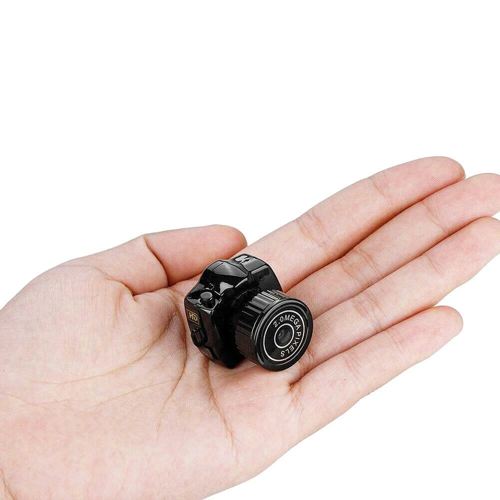 20W Tiny Camera HD Video Audio Recorder Car Sport Micro Cam Webcam With Mic Y2000 Camcorder Small DV DVR Security Nanny Cam