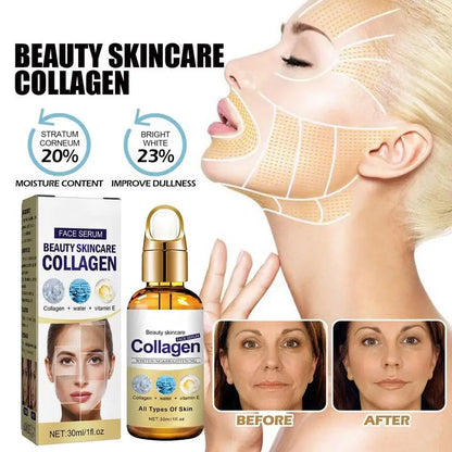 30ml Collagen Serum Moisturizing Skin Repair Whitening brightening Anti Wrinkle Face Serum Acne Treatments