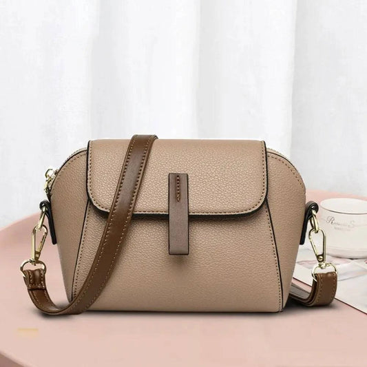 Genuine Leather Women Crossbody Shoulder Bags 2024 Luxury Solid color Cow Leather Handbag Female Messenger Tote