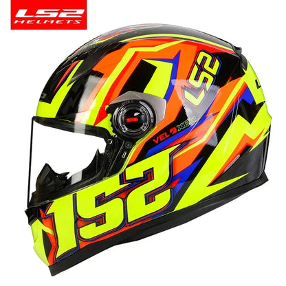 LS2 Clown full face motorcycle helmet ls2 FF358 motocross racing man woman casco moto casque ECE Approved