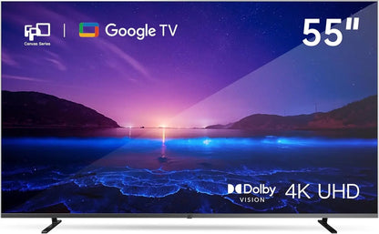 TV Google TV 4K UHD with Google Play and Google Cast Built-in, HDR 10, Dolby Vision Dolby Atmos, MEMC, Voice Remote, Stream Live