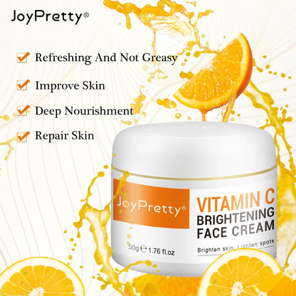 Vitamin C for Face Cream Pigments Dark Spots Removal Firming Facial Cream Lightening Skin Care Products Beauty Health