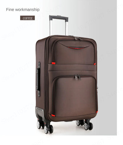 Suitcase Detachable Wheel Waterproof Luggage Carry-on Travel Bag Large Capacity Oxford Rolling Luggage Set Password Trolley Case