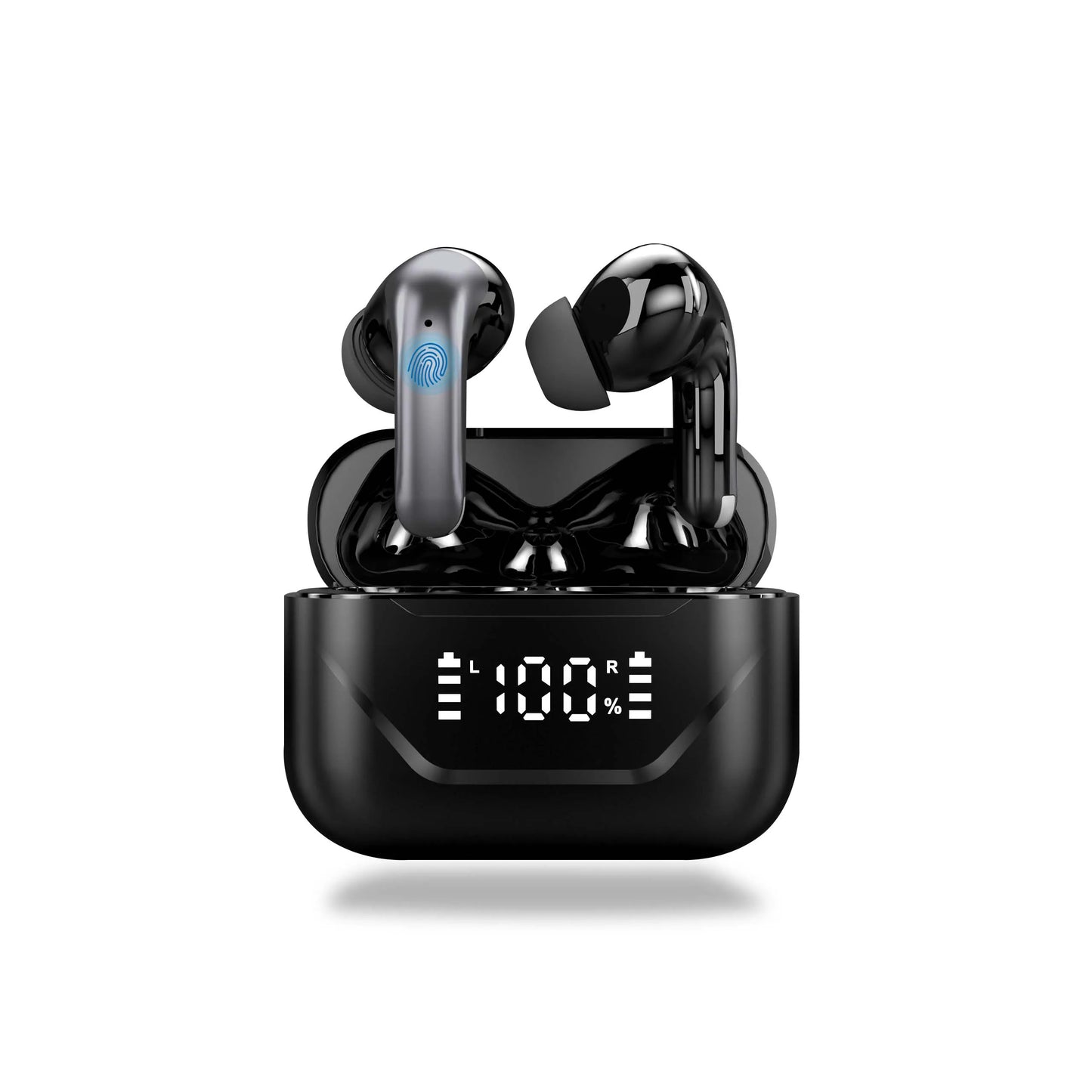 Real-time Translator Earbuds Office Wireless Earphone LED Display Bluetooth Headphones ENC Noise Reduction Earbuds Touch Control