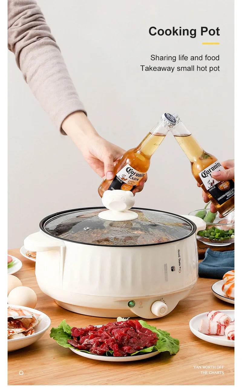 Multifunction Electric Cookers Single/Double Layer 1-2 People Household Non-stick Pan Hot Pot Rice Cooker Cooking Appliances2024 - MarvelouStoree