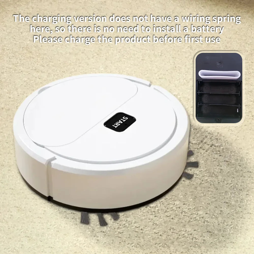 Fully Automatic Sweeping Robot Sweep Vacuum Cleaner Mopping The Floor Mini Cleaner Home Use Lazybones Intelligent 3 In1 Sweeper