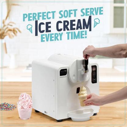 Easy-Dispensing Soft Serve Ice Cream & Frozen Dessert Machine, Makes 1 Quart of Ice Cream, Milkshakes, Frozen Yogurt