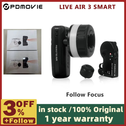 PDMOVIE LIVE AIR3 SMART Wireless Follow Focus Lens Control System Bluetooth for Ronin S DSLR Camera