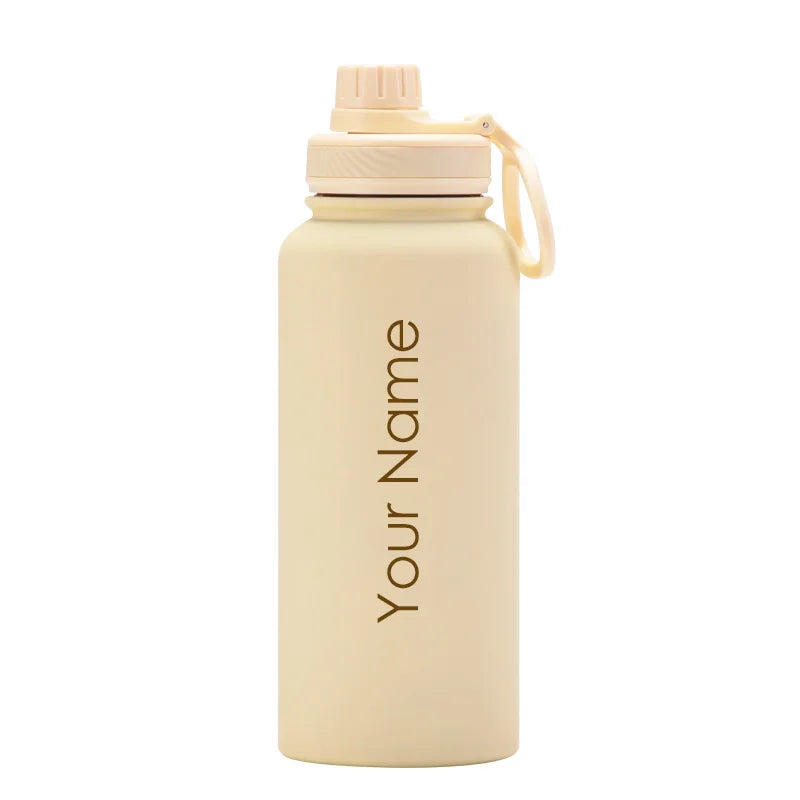 Personalised Water Bottle | 1000ml Large Capacity Tumbler | Customised Thermal Flask | Perfect Gift