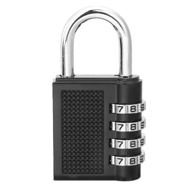 Metal 4-digit code lock outdoor waterproof padlock suitcase luggage code lock home locker code padlock room security lock