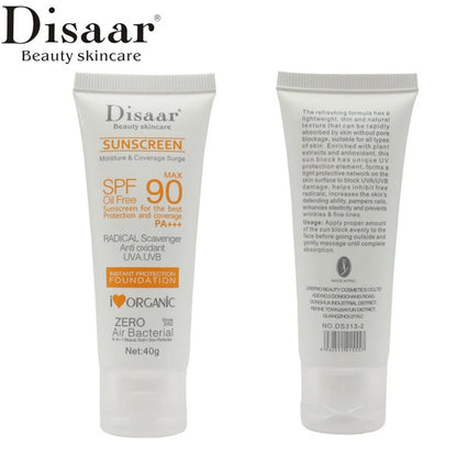 Whiten Cream Waterproof Long Lasting Face Body Skin SPF90 Sunscreen Sunscreen Outdoor Indoor Summer Face Body