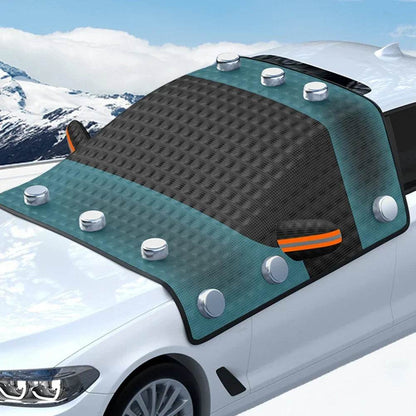 Winter Car Window Snow Cover Large Size Magnetic Car Windshield Snow Cover Anti Freeze Snow Windshield Covers Glass Sun Visor - MarvelouStoree