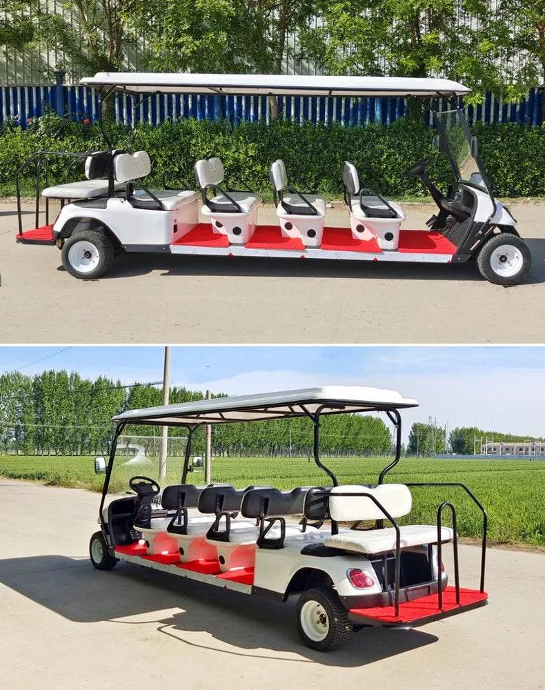 Newly Designed Fuel Golf Cart With Cargo Tank, 4-Seater, Four-Wheel Front And Rear Independent Suspension, 350cc Gasoline Engine - MarvelouStoree