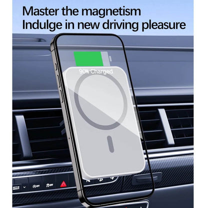 Magnetic Car Wireless Charger For iPhone 15 14 13 12 Pro Max Mini Macsafe Car Phone Holder Stand Mount Fast Charging Station