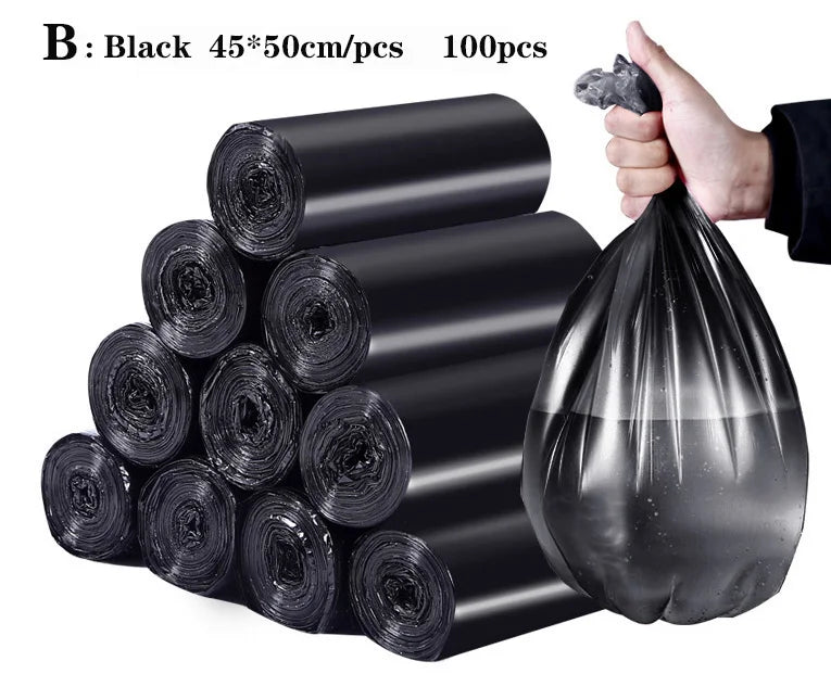 3 style 100 PCS Plastic Bag And Stroage Box Set Adhesive Mount Mounted Garbage Wall Container Bag Holder Bags Containers Storage