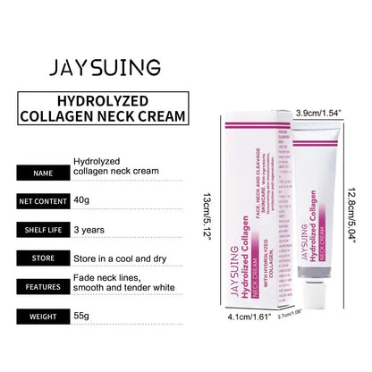 Collagen Neck Cream Wrinkle Removal Anti Aging Fade Neck Line Lifting Double Chin Anti Aging Nourish Hydrate Firming Neck Cream