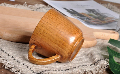 Wooden Big Belly Cups Handmade Natural Spruce Wood Cups Beer Tea Coffee Milk Water Cup Kitchen Bar Drinkware for Kitchen