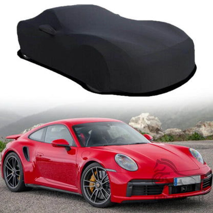 Universal Car Covers Stretch Cloth Special Car Clothing Auto Cover Indoor Dust Sun Protection Exterior Accessories For Porsche - MarvelouStoree