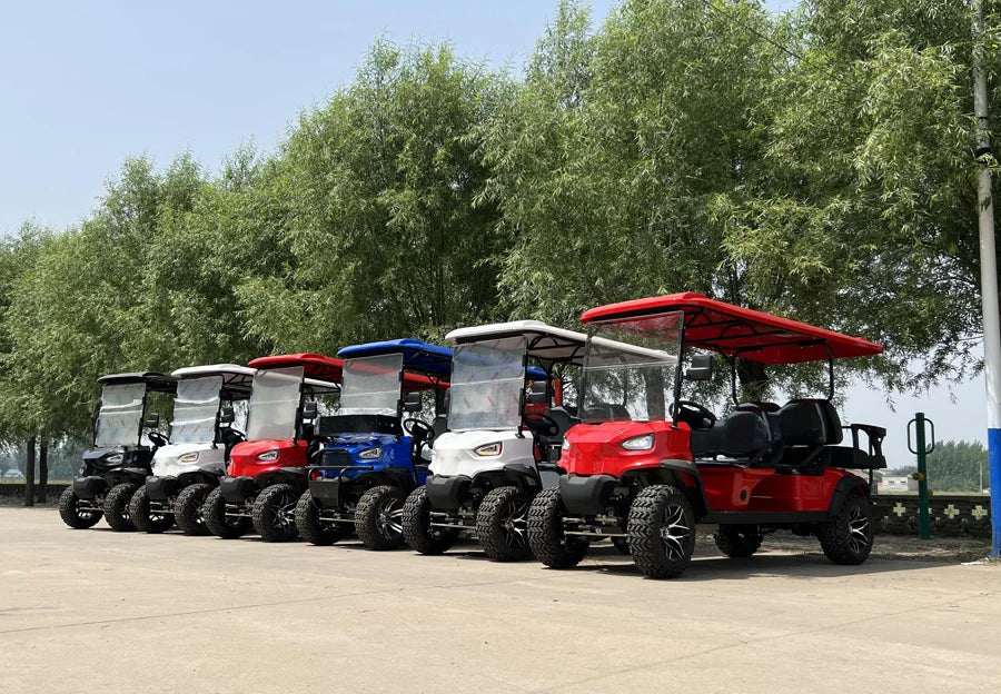 Europe And America Newly Designed 2/4/6/8/10/12 Seat 72V Club Sightseeing Car Off-road Hunting Cart Electric Golf Cart