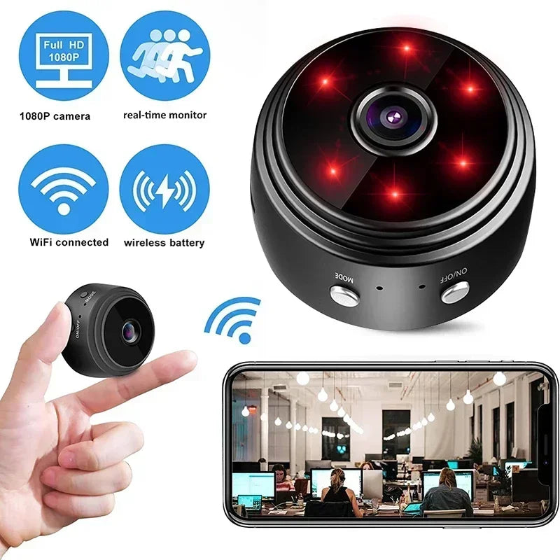 Xiaomi A9 1080p HD Mini Camera Wifi Indoor Safety Wireless Monitor Camcorders Night Version Video Intelligent Home Camera New