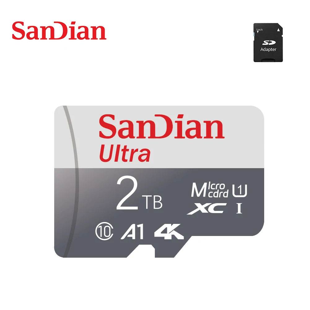 NEW Original Class10 SD Card 2TB 1TB Large Capacity Memory Cards 512GB Micro TF SD Card High Speed TF Flash Card For Phone - MarvelouStoree