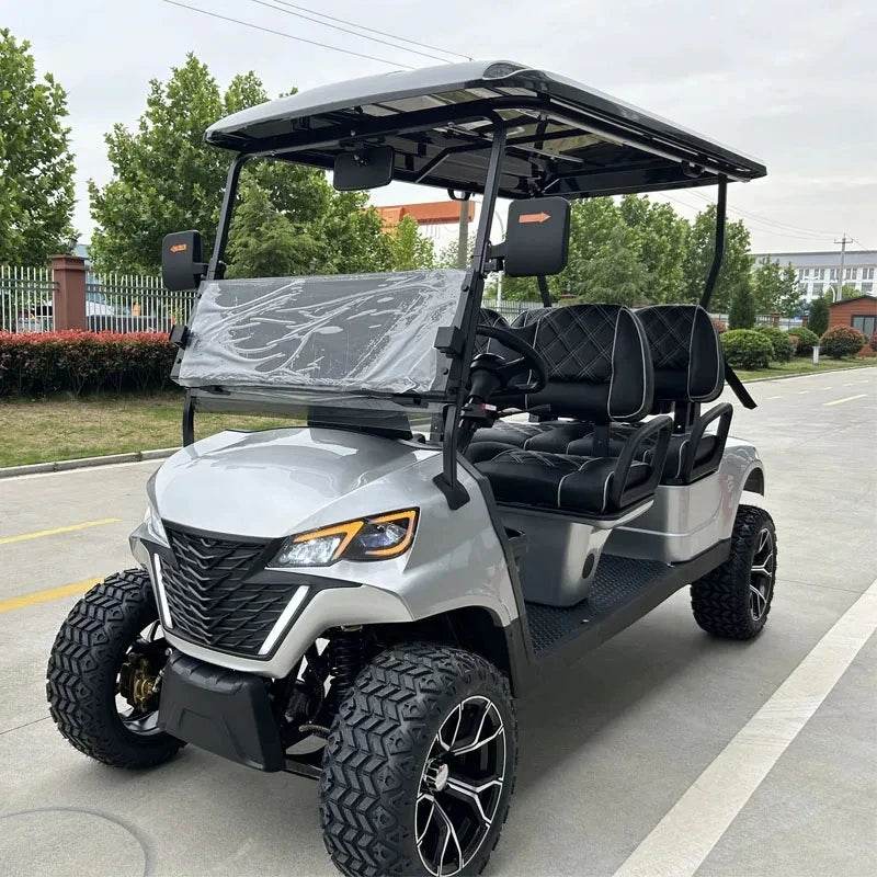 Customize New Club Sightseeing Golf Car 4/6 Seater 48V 60V Off-road Solar Electric Golf Cart - MarvelouStoree