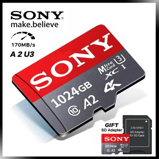 Sony 256GB High Speed Memory Card 128GB 512GB 1TB Class 10 Micro SD Card 64GB 32G SD Memory Card For Nintendo Switch Phone/Ps4 - MarvelouStoree