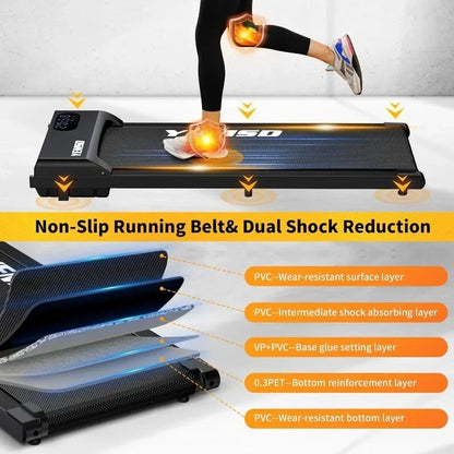 Walking Pad Walking Pad Treadmill 330 lb Capacity3 in 1 Portable Under Desk Treadmill for Home and Office with Remote Control