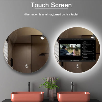 Smart Mirror, New Trends Touch Screen Mirror With Tv Android, Intelligent Salon Barber Magic Mirror LED, Hotel Home Bathroom