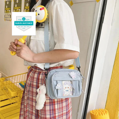 New Kawaii Bag Girls 2024 New JK Transparent Bag Small Crossbody Bag For Women Purses and Handbags Shoulder Bag Itabag Bolso