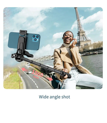 Selfie Stick with Stabilizer Auto Face Tracking Tripod for Mobile Wireless Selfie Stick Tripod Handheld Gimbal Stabilizer