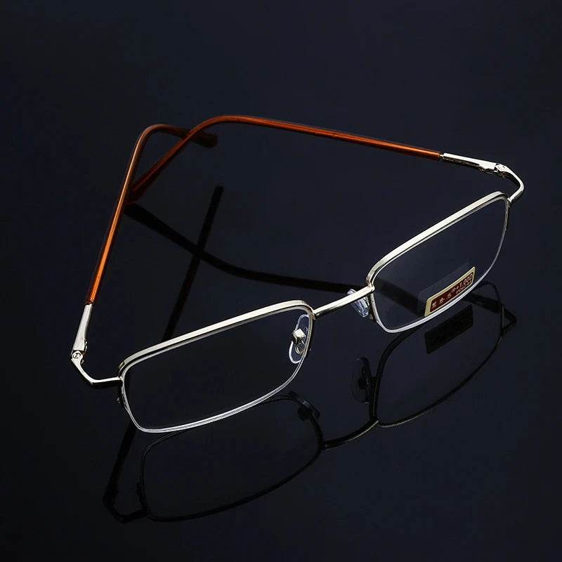 Men Glass Reading Glasses Presbyopic Eyewear0.5 0.75 1.0 1.25 1.5 2.0 2.25 2.5 2.75 3.0 3.25 3.5 3.75 4.0 4.5 5.0 Unisex - MarvelouStoree