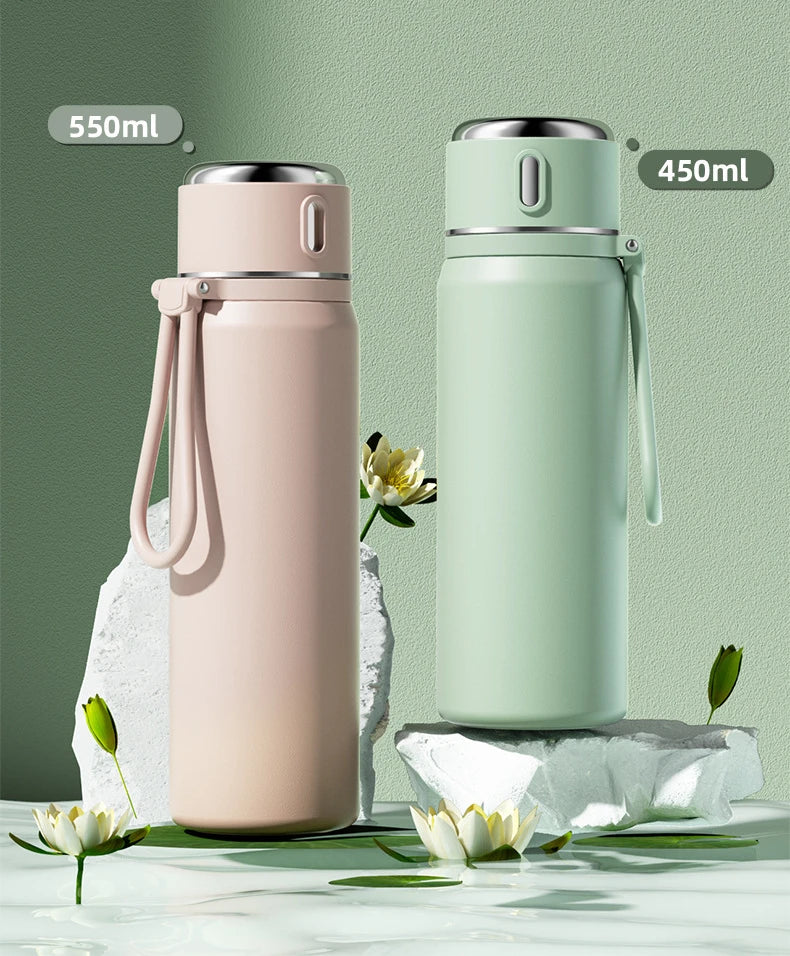 Smart 316 Stainless Steel Thermos Cup Temperature Display Vacuum Flasks Home Outdoor Portable Water Cup Thermos Bottle