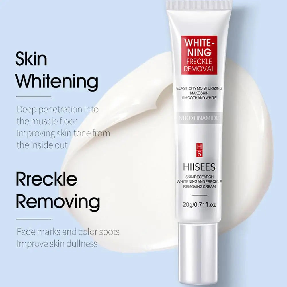 Face Freckles Cream Whitening Skin Remove Melasma Dark Spots Lighten Remover Moisturizing Brightening Cream 20g Skin Care